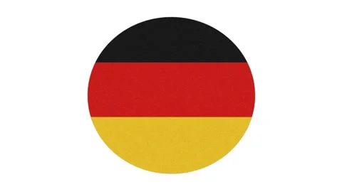 German Flag Circular Animation Clip 库存影片 331621618