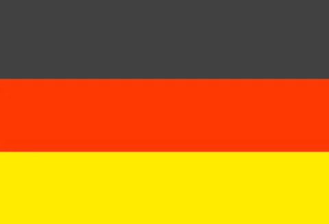 German flag close up. with place for text, banner Stock Illustration