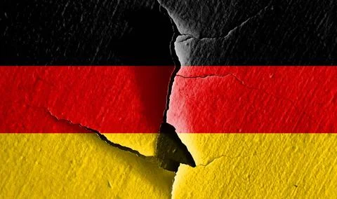 German flag is a concept made from patterns. Basemap and background concep... Stock Photos