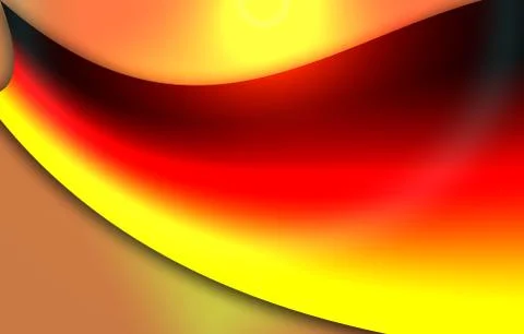 German Flag design, copyspace for own text Illustrazione stock