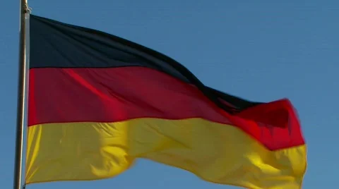 German flag Video stock 88127