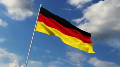 German flag Stock Footage 11497922