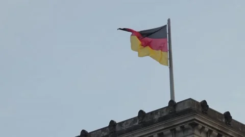 German Flag Stock Footage 48299211