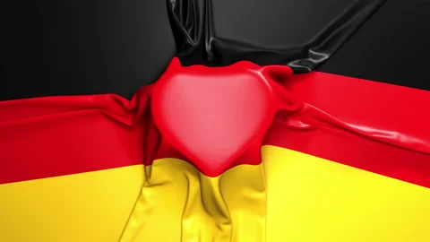 German Flag Stock Footage 135274663