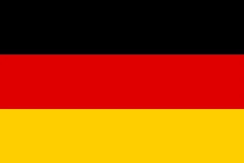 German flag. Germany Day. Vector illustration Illustrazione stock