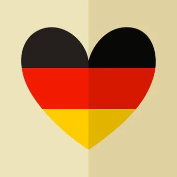 German flag icon Stock Illustration