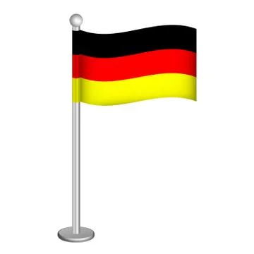 German Flag Stock Illustration