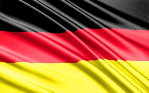 German Flag Stock Illustration