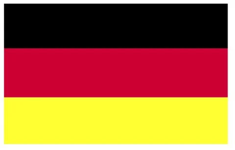 German Flag 库存插图