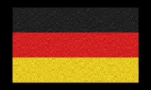 The German flag. Stock Illustration