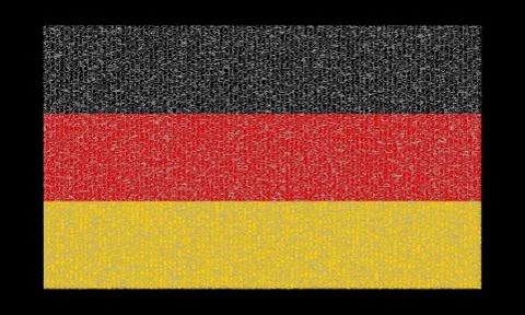 The German flag. Stock Illustration