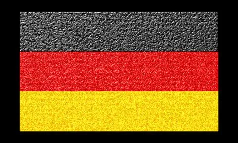 The German flag. Stock Illustration
