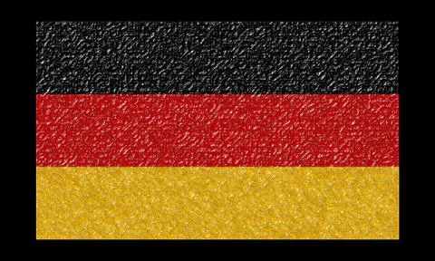 The German flag. Stock Illustration