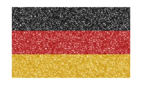 The German flag. Stock Illustration