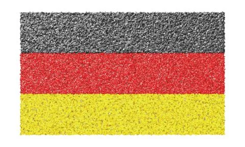 The German flag. Stock Illustration