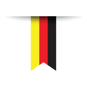 German flag Illustrazione stock
