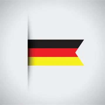 German flag Stock Illustration