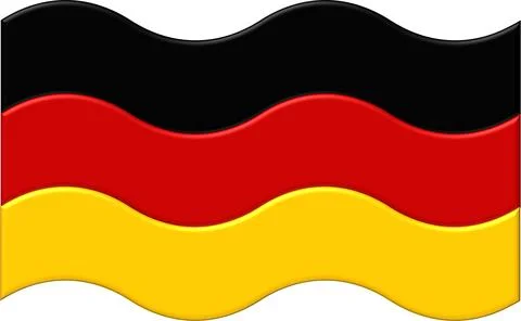 The German flag Stock Illustration