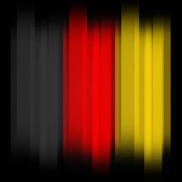 German flag means blank space and copy-space Stock Illustration
