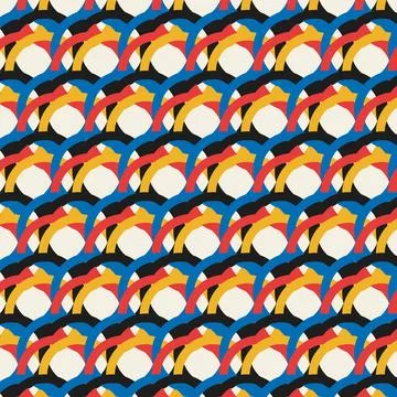 German flag pattern with stylized eagle icons on hexagonal grid 스톡 일러스트