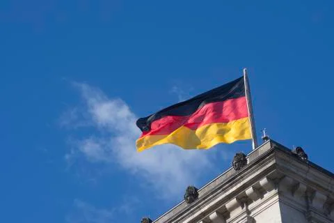  the german flag Stock Photos