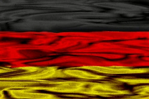 German Flag (seamless loop) Stock Footage