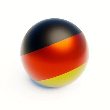 German flag sphere Stock Illustration