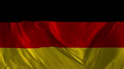 German flag video waving in wind. Realistic Germany Flag background. Looping Stock Footage 156386830