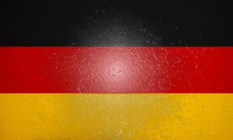 German flag on wall as background Stock-Fotos
