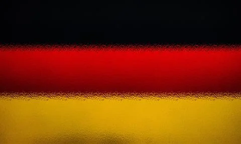 German flag on wall as background Stock Photos