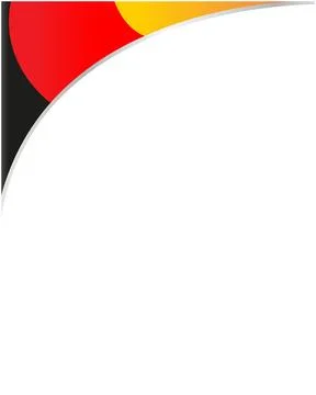 German flag wave corner with copy space for your text. Stock Illustration