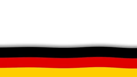 German flag wave line border background with copy space for text banner tem.. Stock Illustration