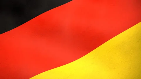 German flag waving background loop 動画素材 34420948