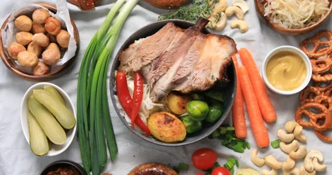 German food  Stock Footage 176220959