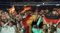 German Football Team Soccer Supporters Celebrating Semifinals Victory World Cup HD Footage