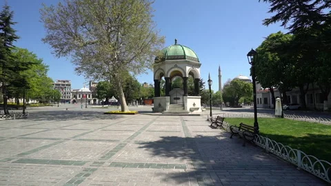 German Foundation , Sultan Ahmet Square, İstanbul ,jk01 Stock Footage 259565917