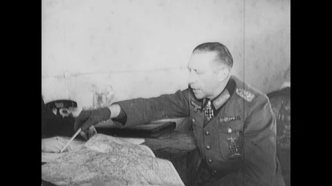 German general explains attempted defence of Berlin Stock Footage 103382821