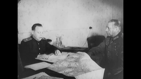 German general explains attempted defence of Berlin Stock Footage 103382836