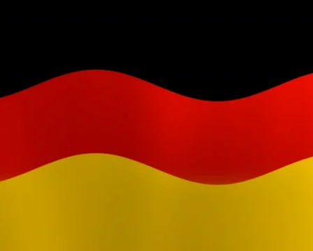 German Germany Flag Loop Stock Footage 324809