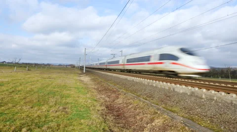 German highspeed ICE train Stock-Footage 59728512