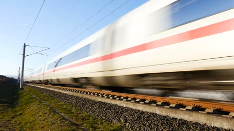 German Highspeed train 動画素材 61357662