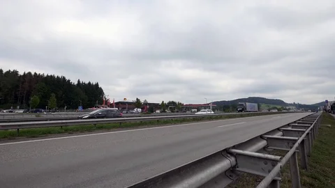 German highway in 4K Видео 69855976