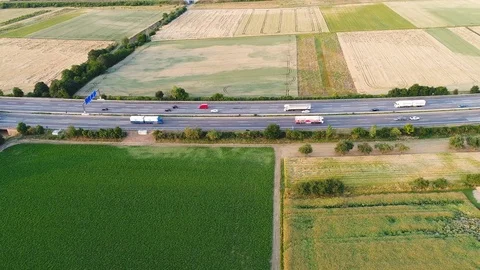 German highway A3 Stock Footage 77014331
