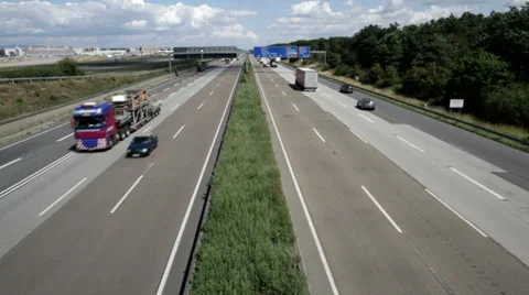 German highway A5 Stock-Footage 27427248