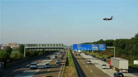 German highway Stock Footage