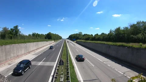 German Highway timelapse Video stock 164953955