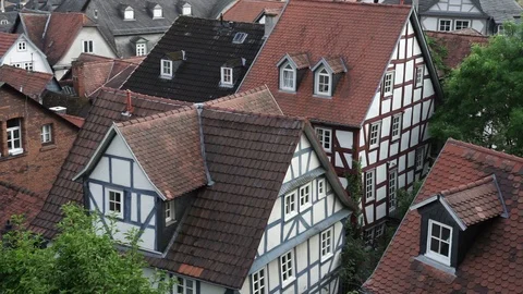 German Houses Video stock 88284779