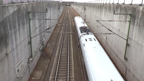 German ICE highspeed train 스톡 동영상 84040138