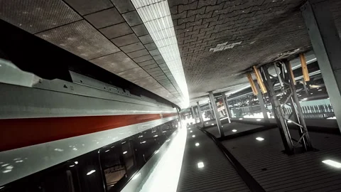 German ICE Train departing from Munich Central Station, Camera Roll Vídeos de archivo 221213202