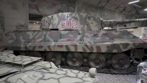 German King Tiger Tiger II heavy tank number 502 at Patriot Park Kubinka Russia Stock-Footage 339247170
